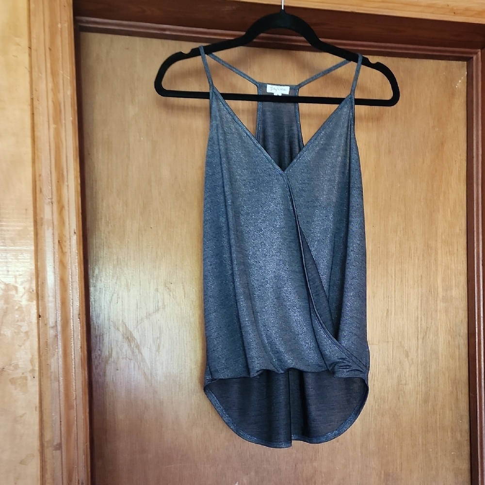 Gray Sleeveless Top